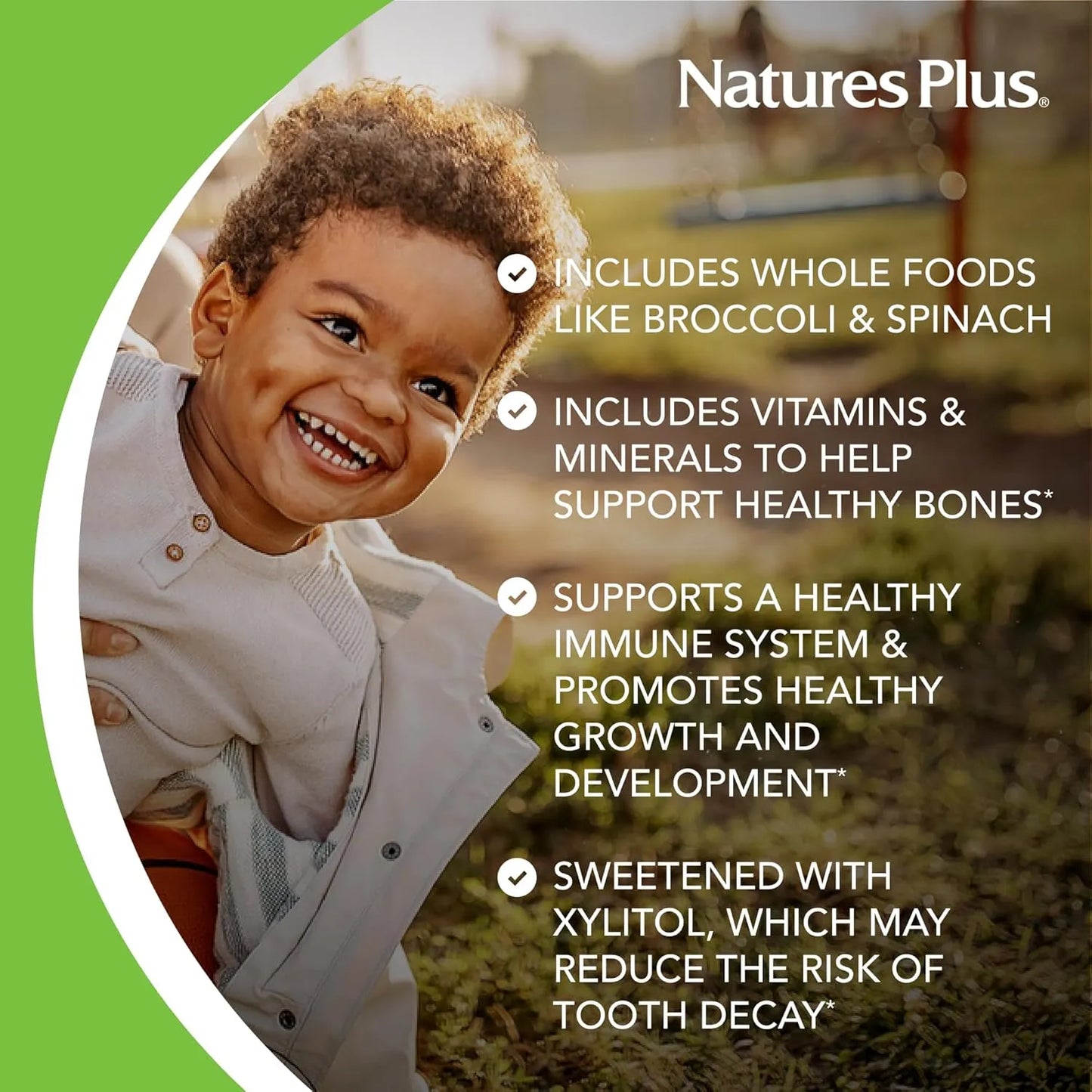 Multivitaminico Masticable Para Niños Animal Parade 90 Tabletas Sabor Variado Sin Azucar