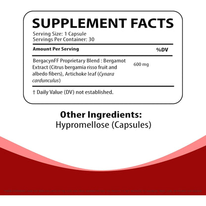 Bergacyn FF Suplemento Hepático Vegano 30 Cápsulas Metabolismo Grasas