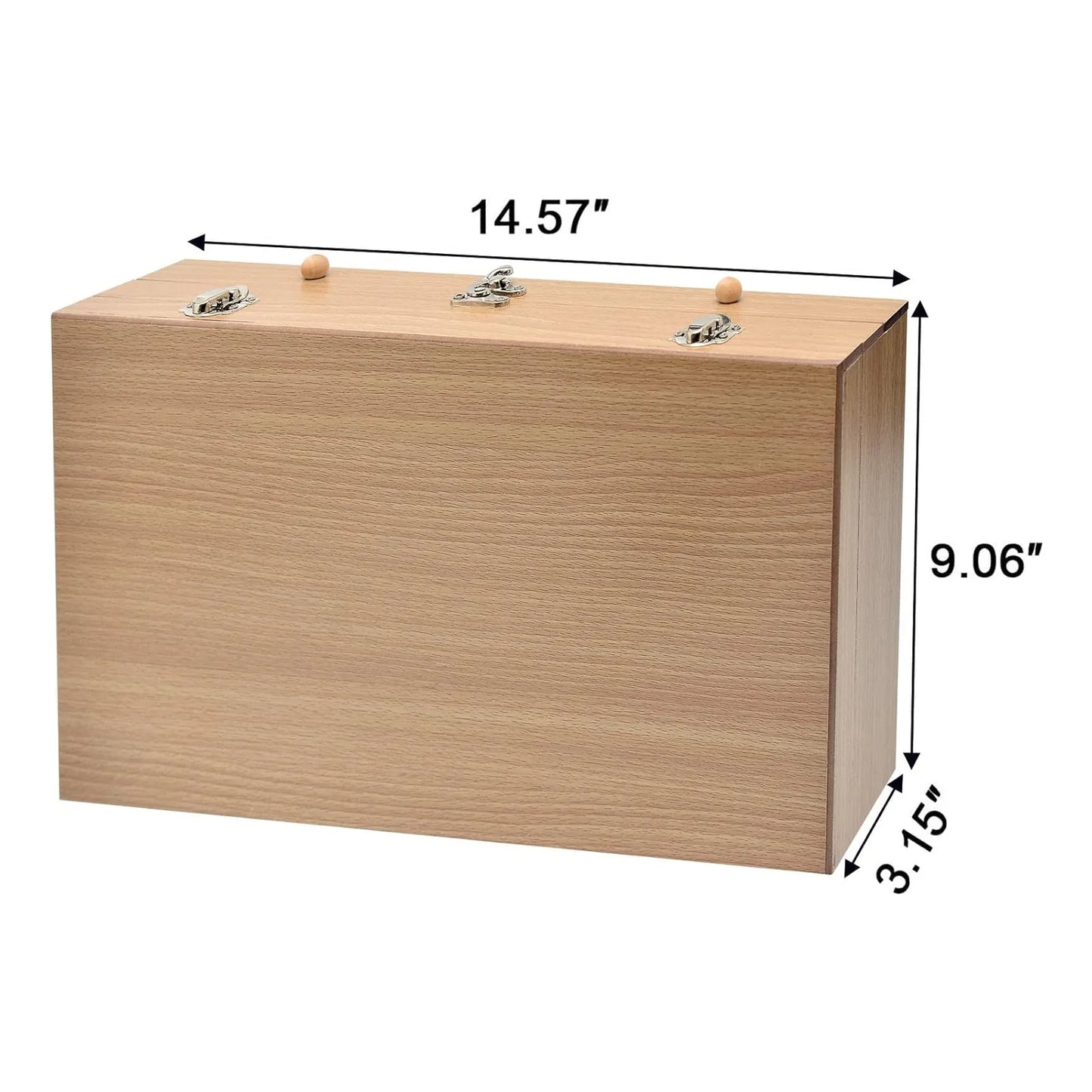 Juego De Arte De Lujo 145 Piezas Caja Madera Kit Dibujo Y Pintura Completo
