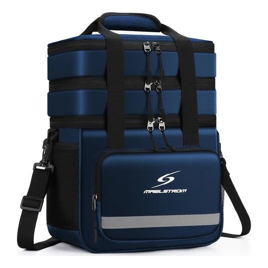 Lonchera Termica Grande Aislada Azul Maelstrom 15L Impermeable