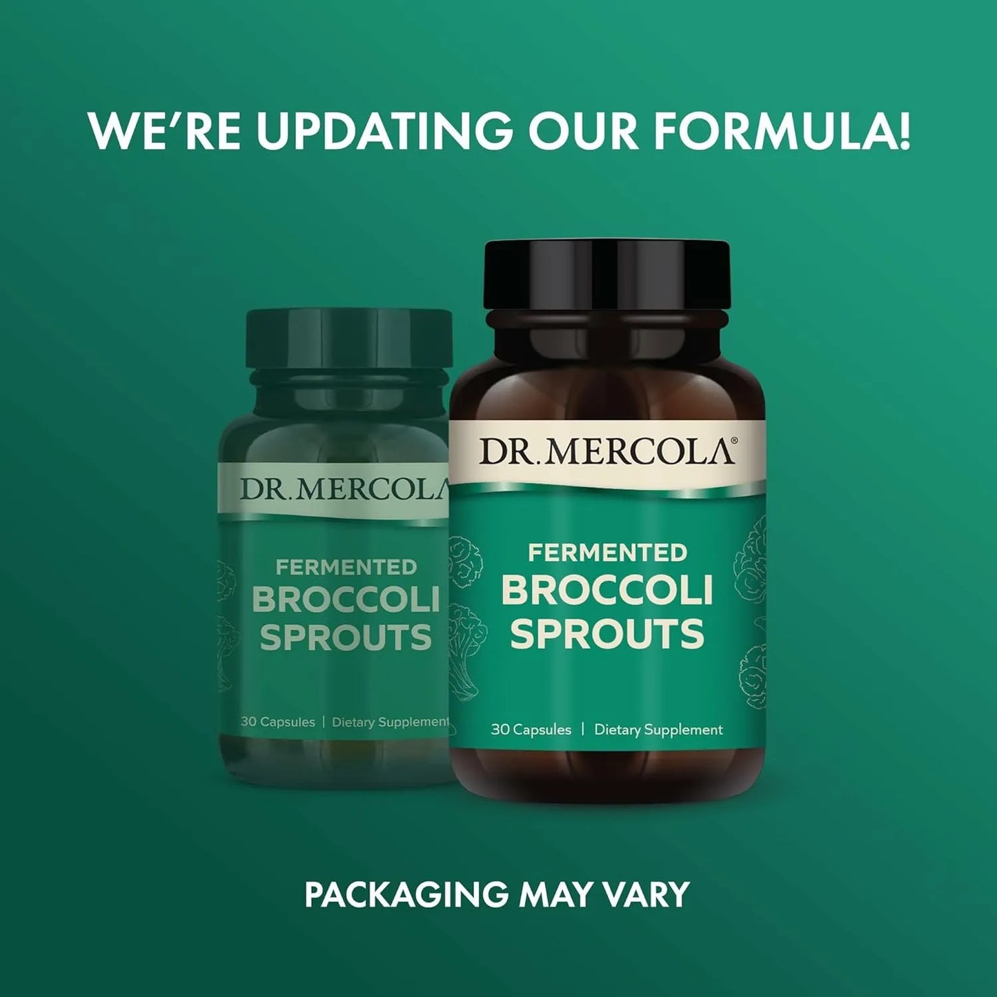 Brotes De Brócoli Fermentados Dr Mercola 30 Cápsulas Suplemento Detox