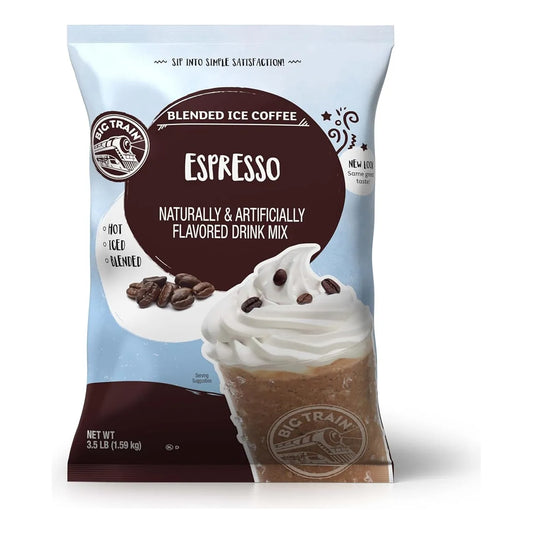 Mezcla Para Café Frío Sabor Intenso Big Train 400g Preparación Instantánea