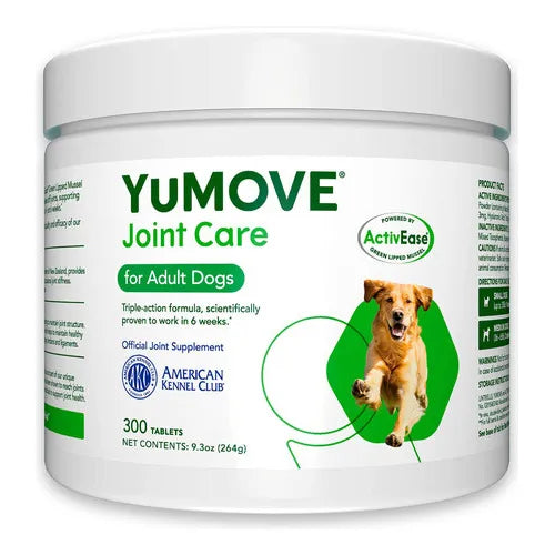 Yumove Joint Care Perros Adultos 6 A 8 Años 300 Tabletas Salud Articular