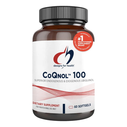 CoQnol 100mg Ubiquinol CoQ10 Con Absorción Superior 60 Cápsulas Blandas