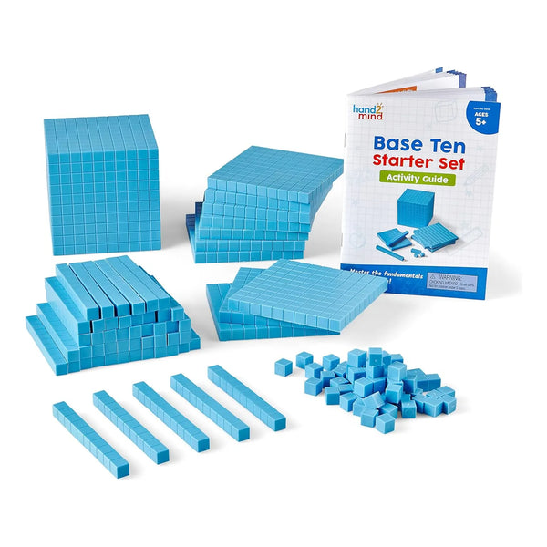 Bloques Base Ten hand2mind 161 Piezas Kit Matemáticas Para Niños Aprendizaje Divertido