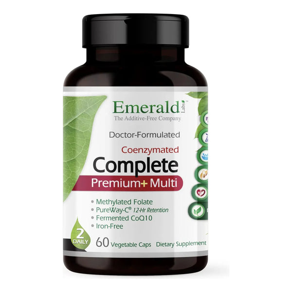 Suplemento Multivitamínico Premium Con Vitamina C Complejo B Coq10 Zinc Probióticos 60 Cápsulas