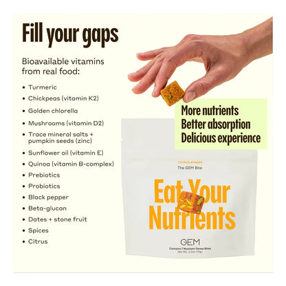 Multivitaminico Diario Jengibre Citrico Gomitas Vitaminas Minerales Probióticos