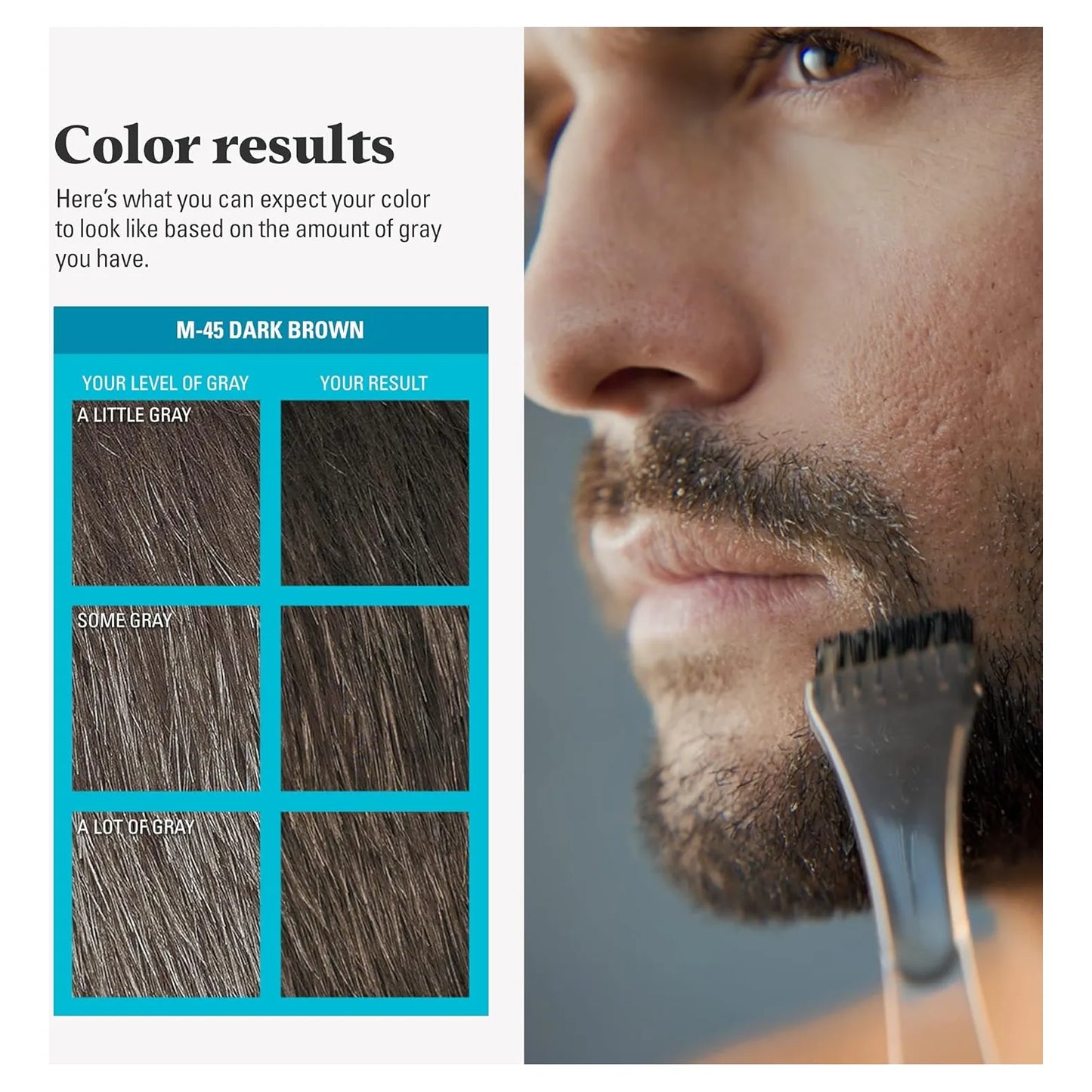 Tinte Para Barba Y Bigote Con Biotina Aloe Vera Y Aceite De Coco Cubre Canas Naturalmente
