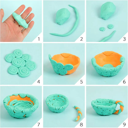 Kit Arcilla Polimerica 50 Colores Con Herramientas Ideal Para Niños Y Artistas