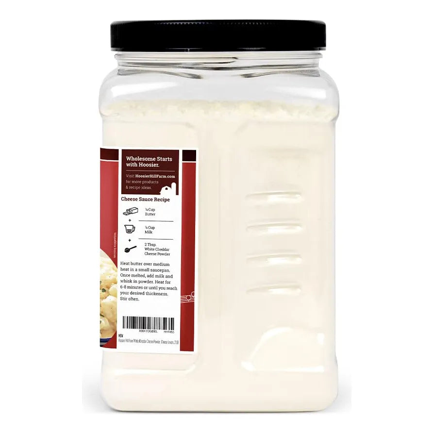 Queso Cheddar Blanco En Polvo Hoosier Hill Farm 2 Libras Sabor Intenso Y Versatil