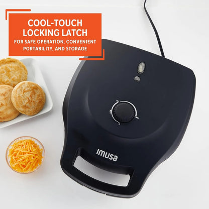 Maquina Electrica Para Arepas 6 Ranuras Antiadherentes Control Temperatura Imusa