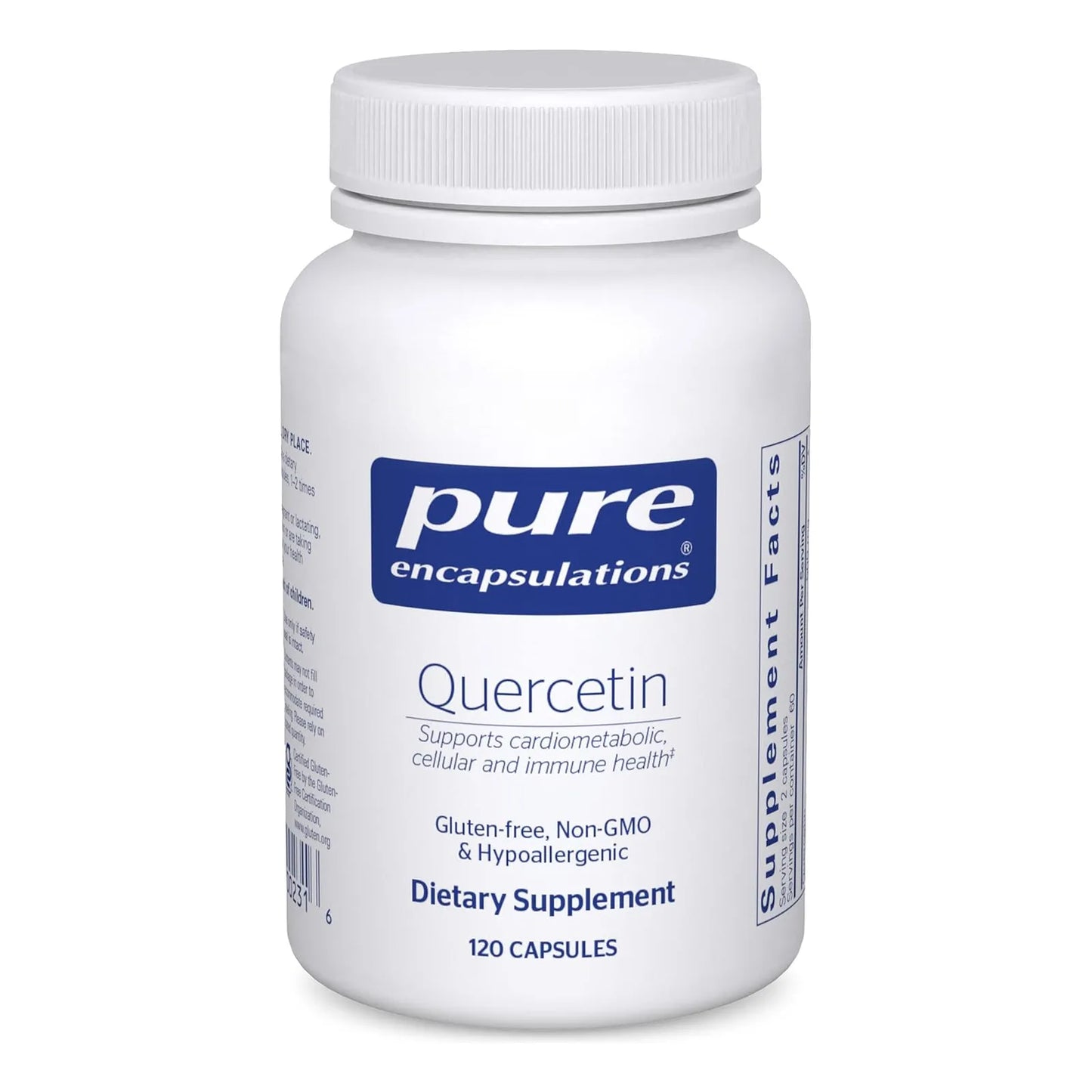 Quercetina 500 Mg Con Bioflavonoides Soporte Inmunologico Y Cardiaco 120 Caps