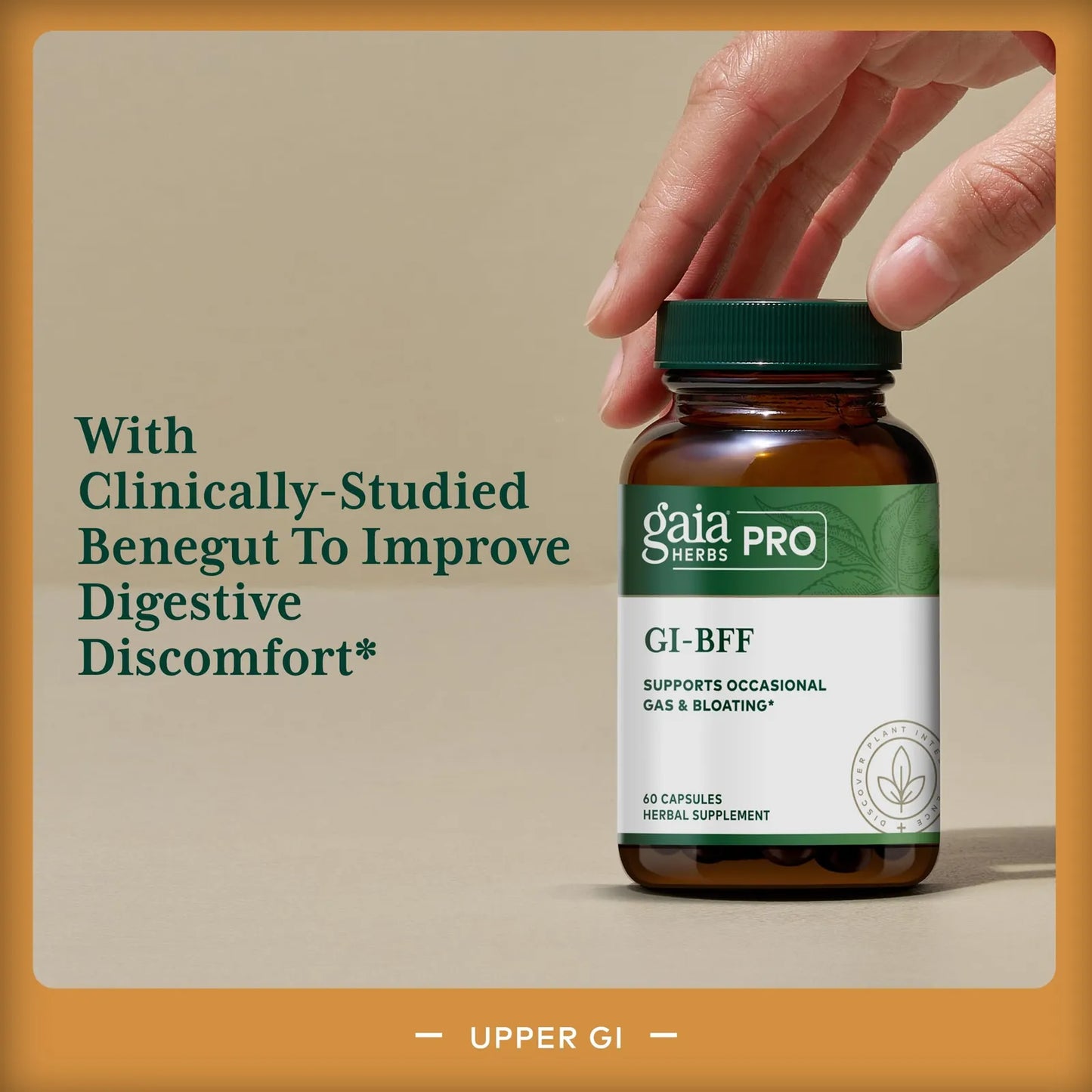 Probióticos Gaia Pro GI BFF 60 Cápsulas Salud Digestiva E Inmunidad