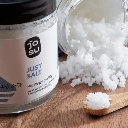 Sal Marina Coreana Gruesa Natural 4 Onzas Bolsa Resellable Rico En Minerales