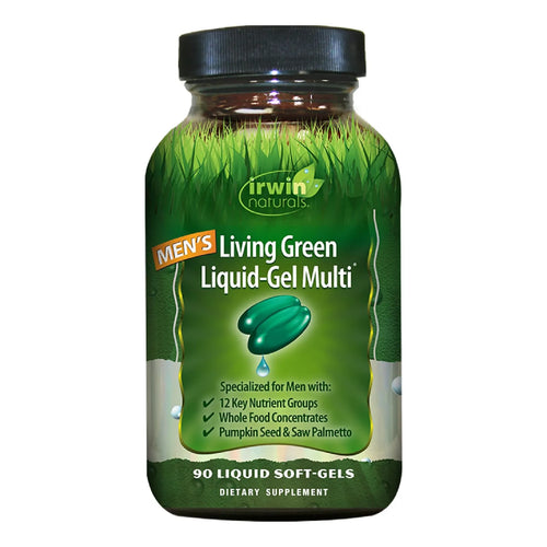 Multivitaminico Liquido Verde Para Hombres 70 Nutrientes Capsulas Blandas
