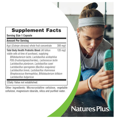 Natures Plus Ultra Probiotics Suplemento Digestivo 30 Cápsulas Vegetarianas Salud Intestinal