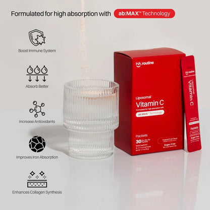 Polvo De Vitamina C Liposomal Saborizado 500 Mg Antioxidante Y Energia