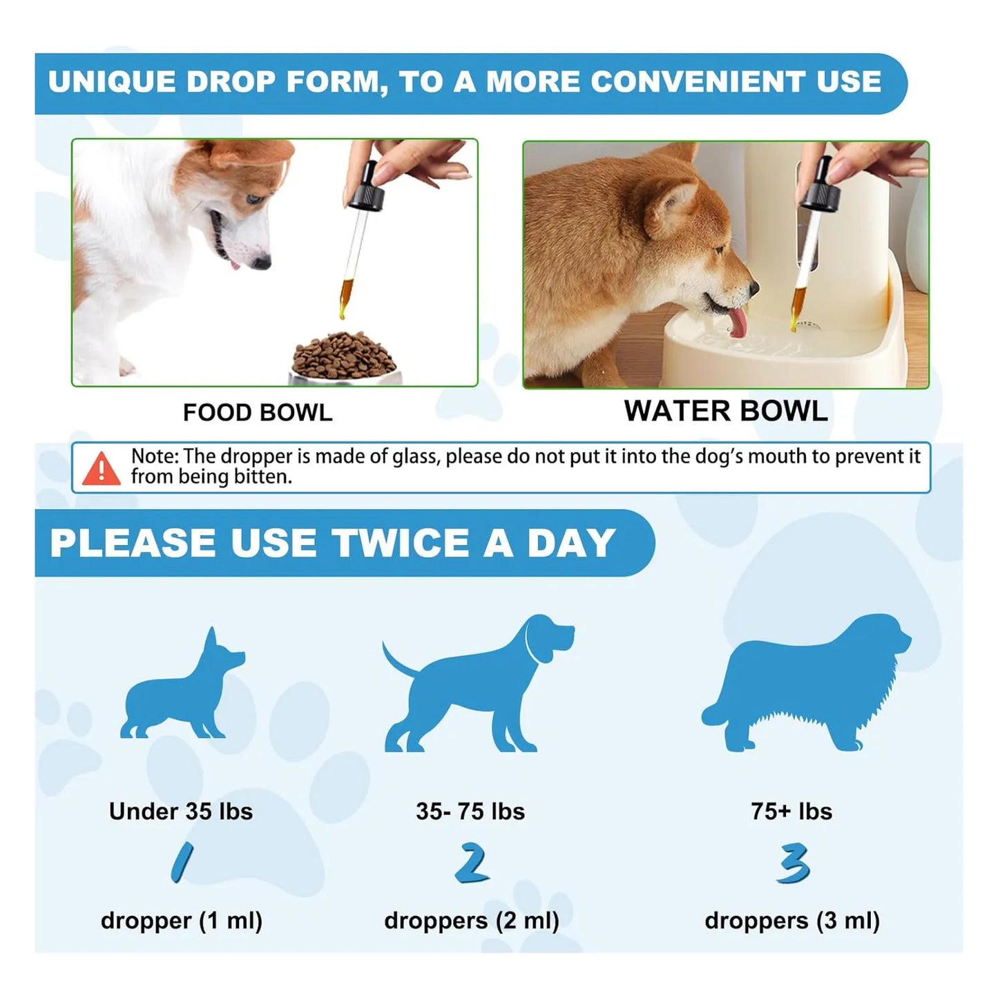 Vitamina D Liquida Para Perros 60 Ml Huesos Fuertes Sistema Inmunologico