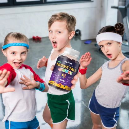 Gomitas Altas En Calcio Con Vitamina D3 Y K2 NuBest Tall 60 Unidades Sabor Bayas