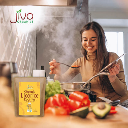 Té Orgánico De Raíz De Regaliz A Granel 450g Dulce Natural USDA