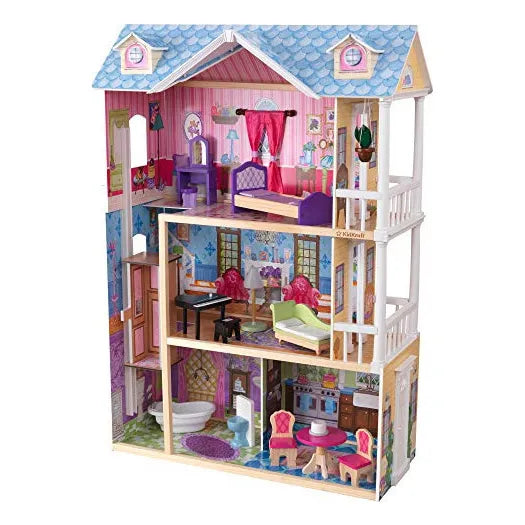 Kidkraft My Dreamy Casa De Muñecas De Madera Con Luces Y Sonido Juego Creativo