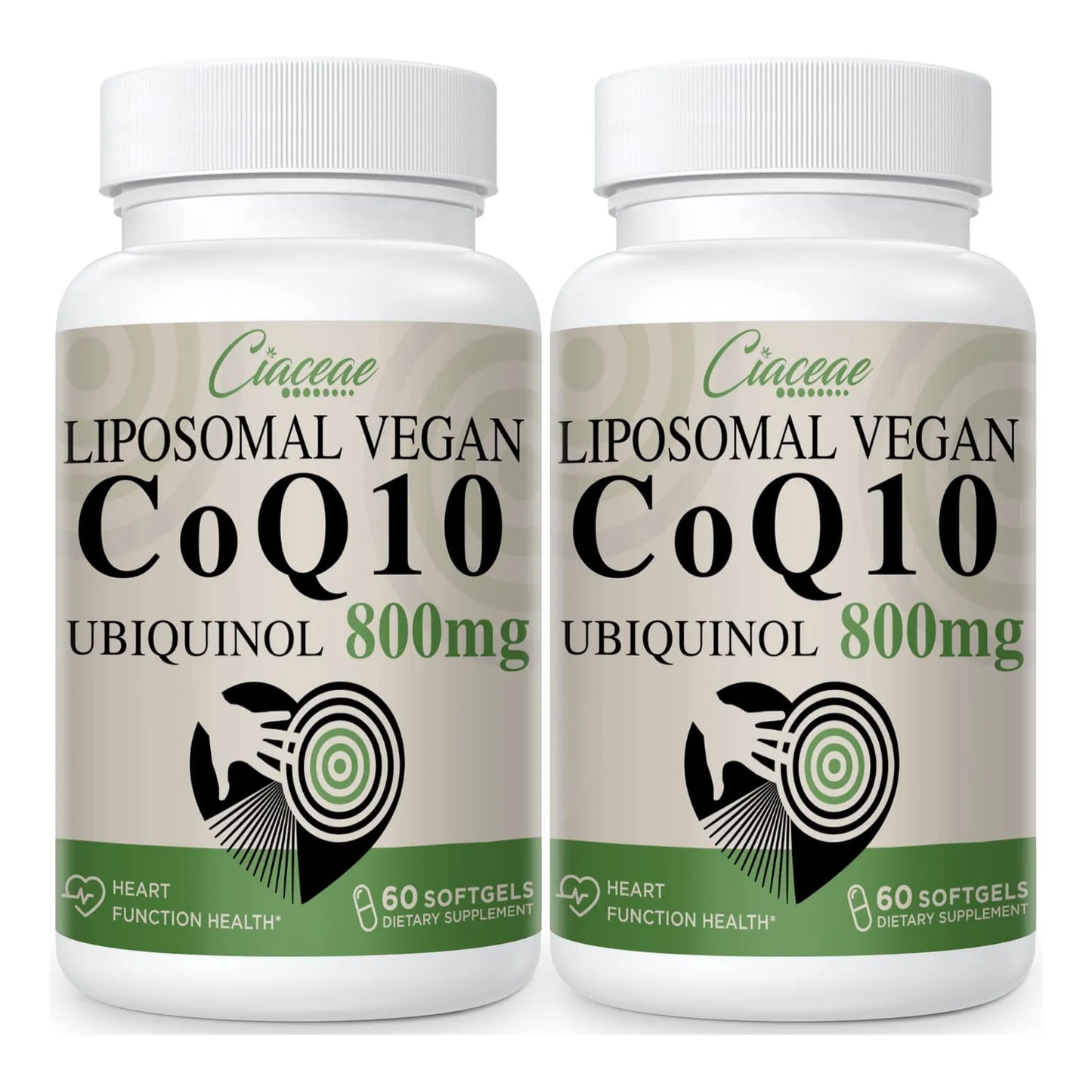 Coenzima Q10 Ubiquinol 800 Mg Cápsulas Antioxidante Energía Y Salud Cardíaca