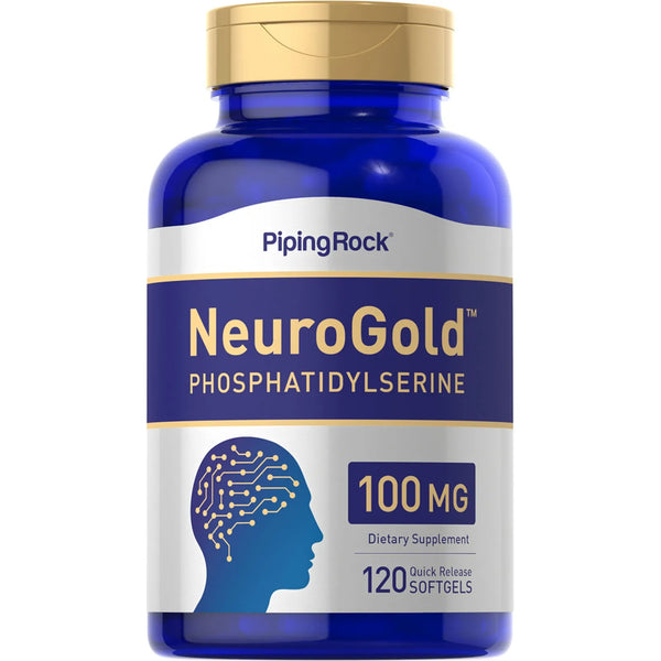 Fosfatidilserina 100mg 120 Capsulas NeuroGold Suplemento Mental Sin Gluten