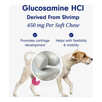 Masticables De Glucosamina Y Omega 3 Alivia Dolor Articular Sabor Delicioso