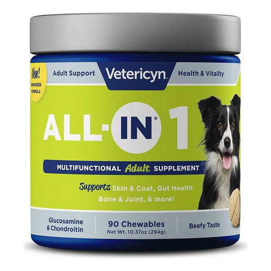 Suplemento Multifuncional Para Perros Con Enzimas Digestivas Glucosamina Y Vitaminas