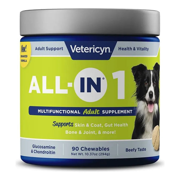 Suplemento Multifuncional Para Perros Con Enzimas Digestivas Glucosamina Y Vitaminas