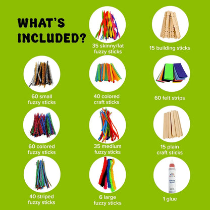 Kit De Arte Y Manualidades 1000 Piezas Estuche Organizador Kid Made Modern