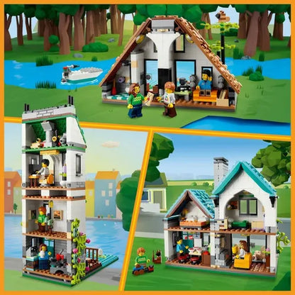 Lego Creator 3 En 1 Casa Acogedora 31139 Juego De Construcción Familiar