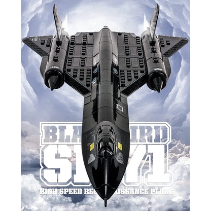 Juego De Bloques De Construcción SR-71 Blackbird 183 Piezas Avión Militar