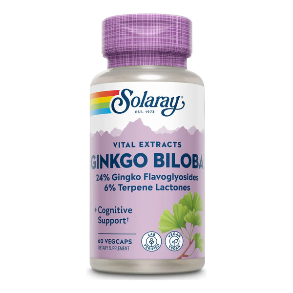 Extracto Ginkgo Biloba 60 Mg 60 Cápsulas Naturales