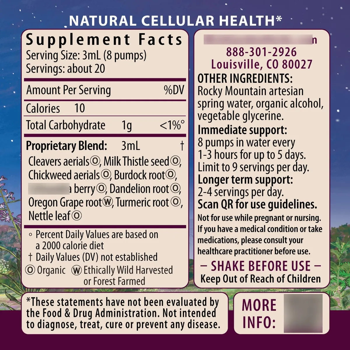 Herbs Deep Cleanse Suplemento Limpieza Organica Cardo Mariano Bardana Salud Hepatica