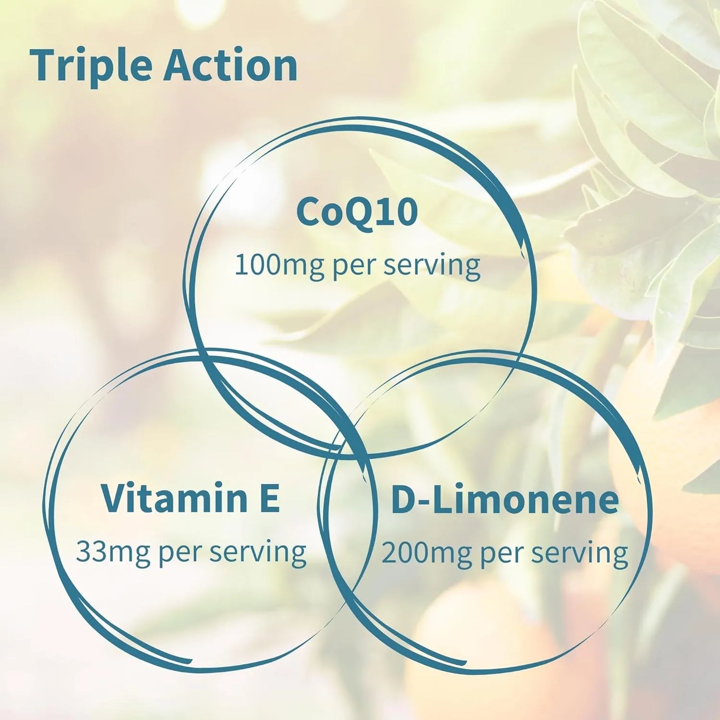 Coenzima Q10 100 Mg Con D Limoneno 5 Veces Mas Biodisponible 120 Capsulas