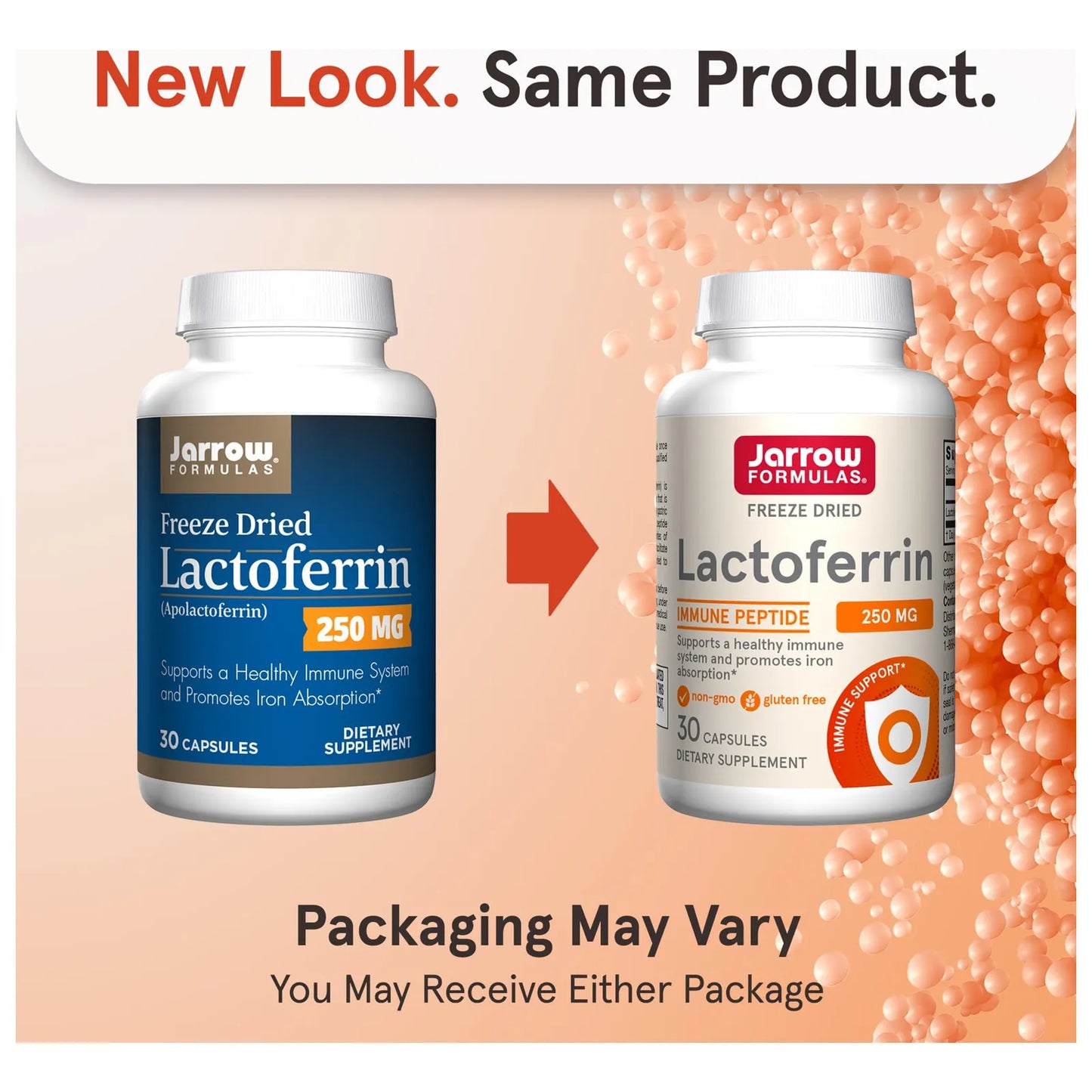 Lactoferrina 250 Mg Glicoproteína Inmunitaria Apoyo Sistema Inmunológico Y Absorción De Hierro