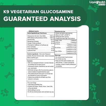 Glucosamina Líquida 946 Ml Con Condroitina Msm Omega 3 Ácido