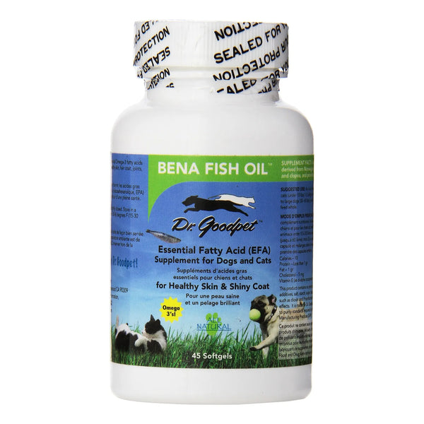 Aceite De Pescado Bena Omega 3 EPA DHA Para Perros Y Gatos Piel Sana Y Pelaje Brillante