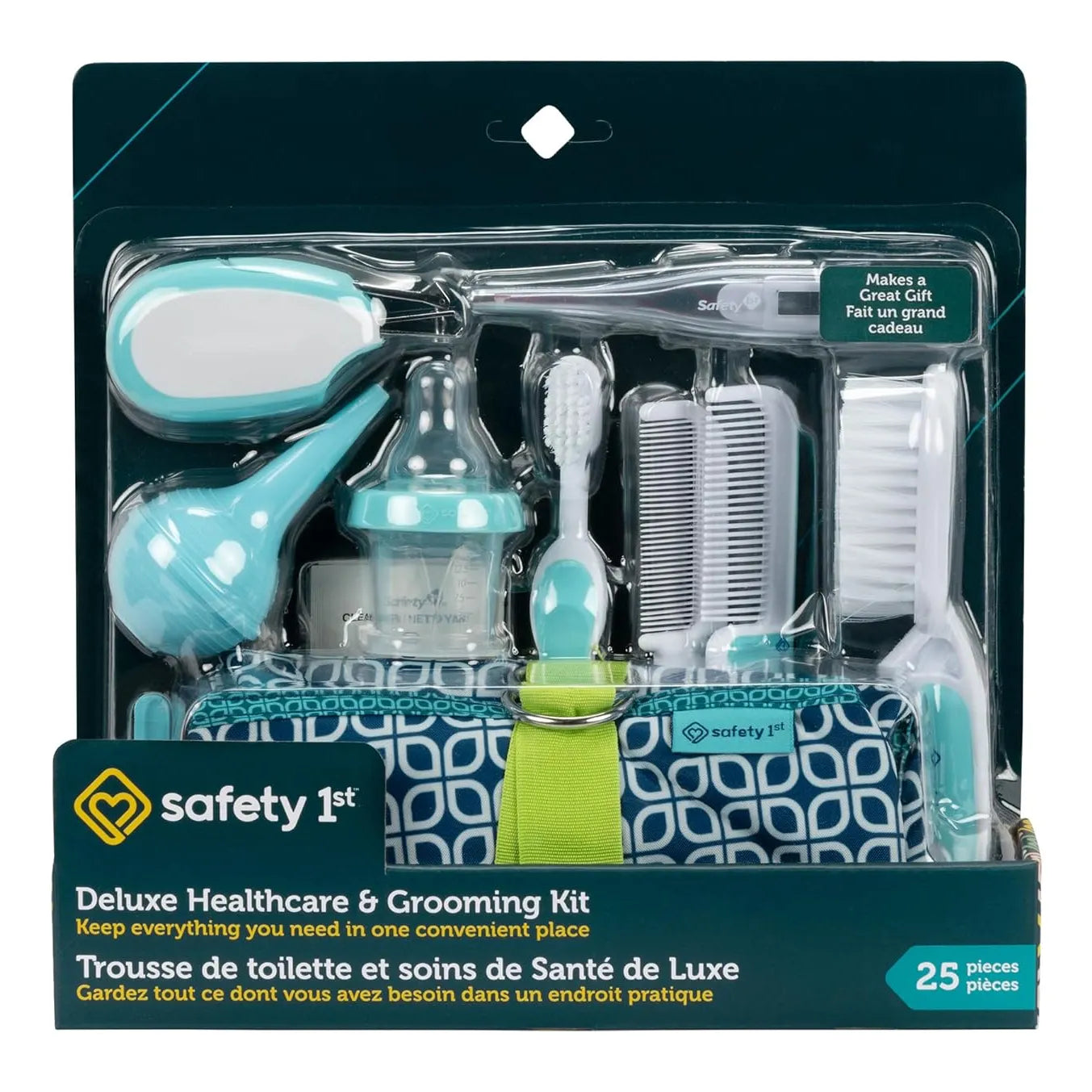 Kit De Cuidado De Bebé Deluxe 25 Piezas Azul Seguridad Y Comodidad