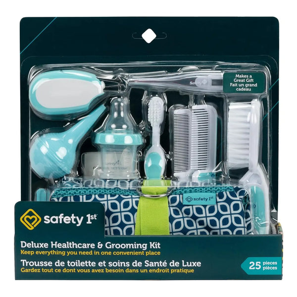 Kit De Cuidado De Bebé Deluxe 25 Piezas Azul Seguridad Y Comodidad