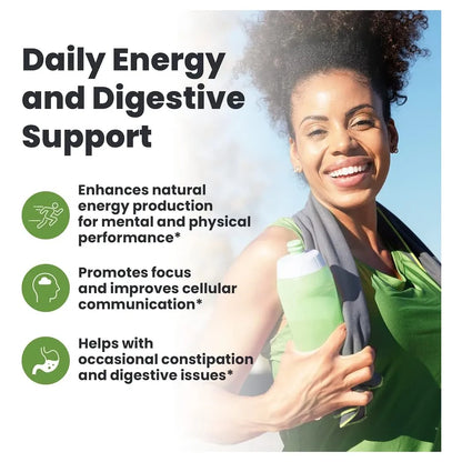 Probiótico De Energía Infinita Apoya Memoria Enfoque Y Salud Intestinal 12 Mil Millones UFC Vegano