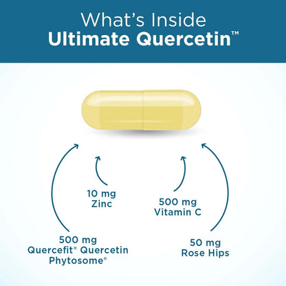 Quercetina Fitosoma Con Zinc Y Vitamina C 20 Veces Mas Absorbible 60 Capsulas