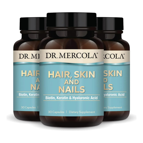 Capsulas Para Cabello Piel Y Uñas Con Biotina Queratina Y Acido Hialuronico 90 Unidades