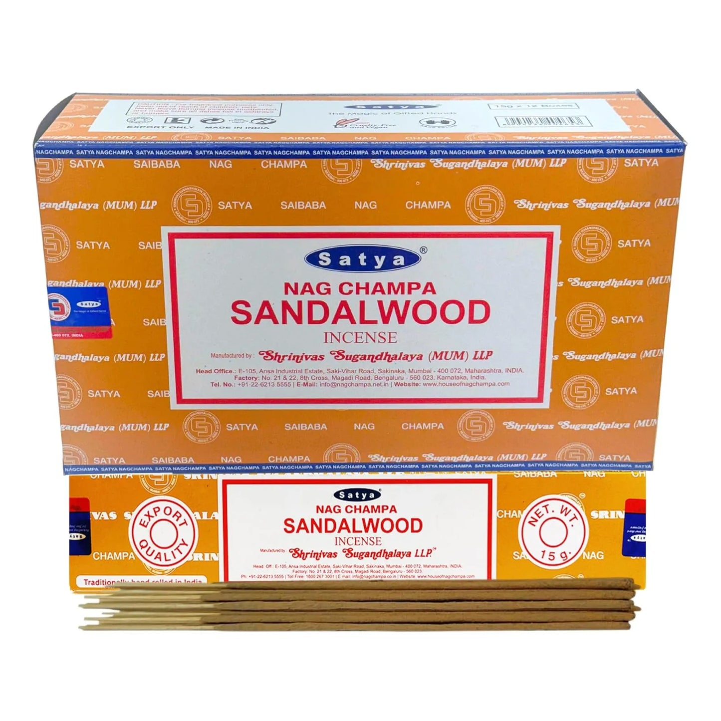 Incienso De Sándalo 180 Varillas Con Soporte Aroma Relajante Y Natural