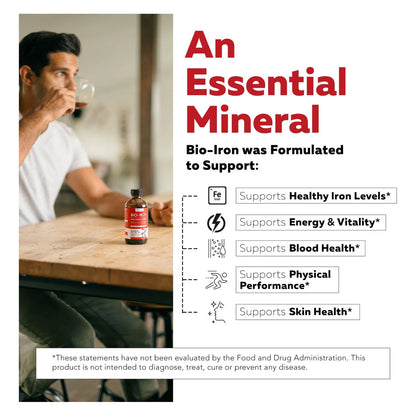 Suplemento Hierro Liquido Organico Sabor Bayas Con Vitamina C Y Cofactores Esenciales