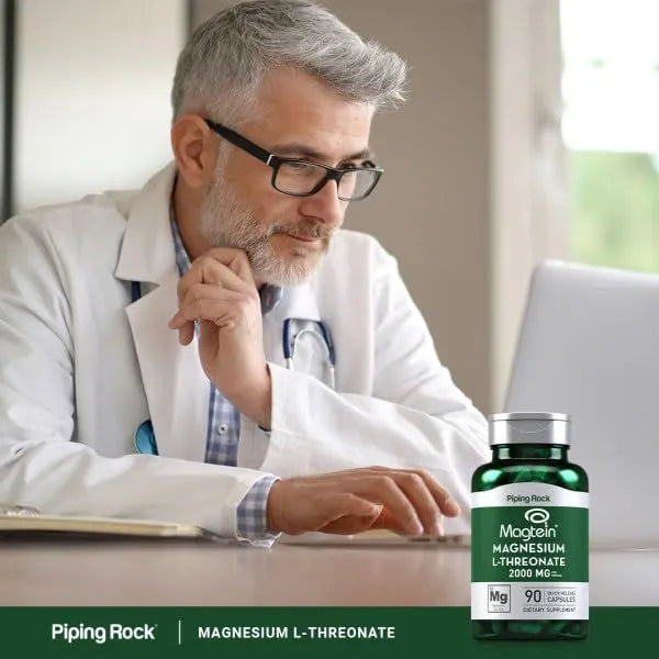 L Treonato De Magnesio 2000 Mg Con Magteina 90 Capsulas Suplemento Avanzado