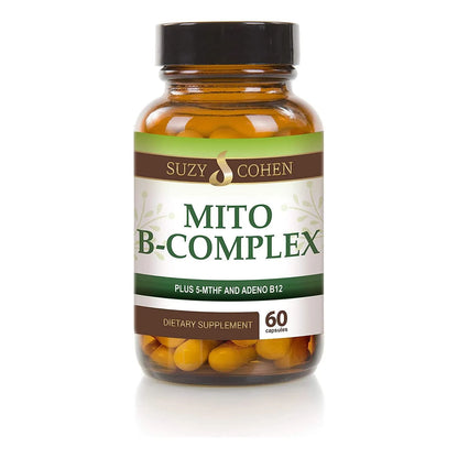 Complejo Mito B 5 Mthf Adeno B12 Suzy Cohen Soporte Metilación Energía