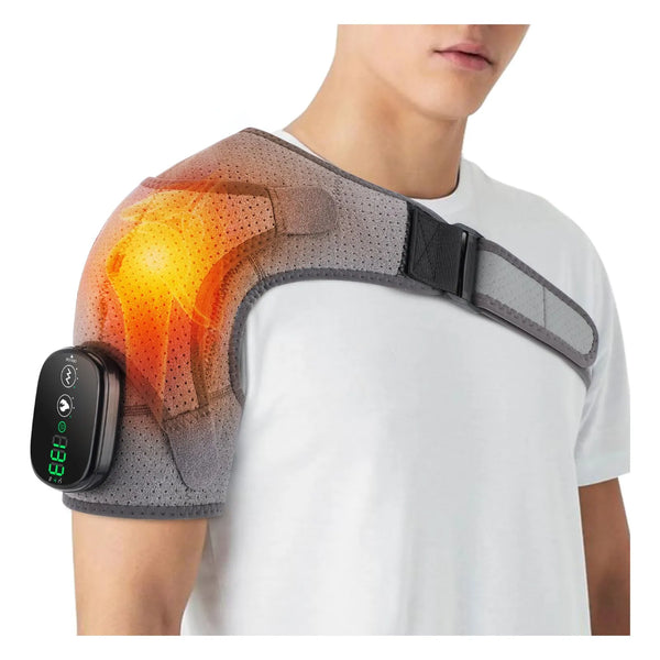 Almohadillas Térmicas Inalámbricas Con Masajeador Para Dolor De Hombros