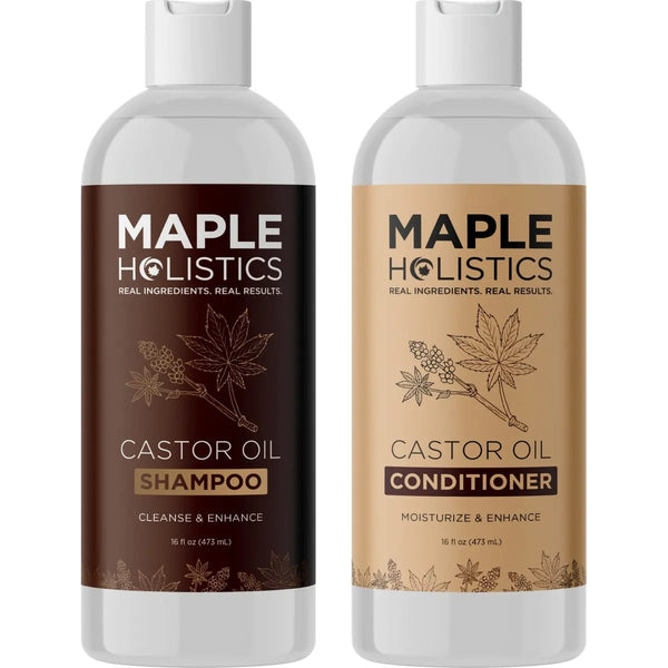 Champú Y Acondicionador Con Aceite De Ri Cabello Fresco Y Manejable Maple Holistics